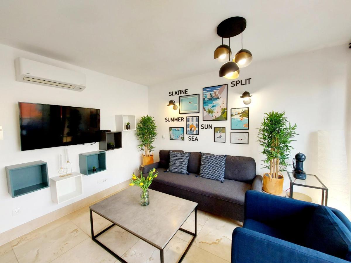 Apartment Livia Slatine Bagian luar foto