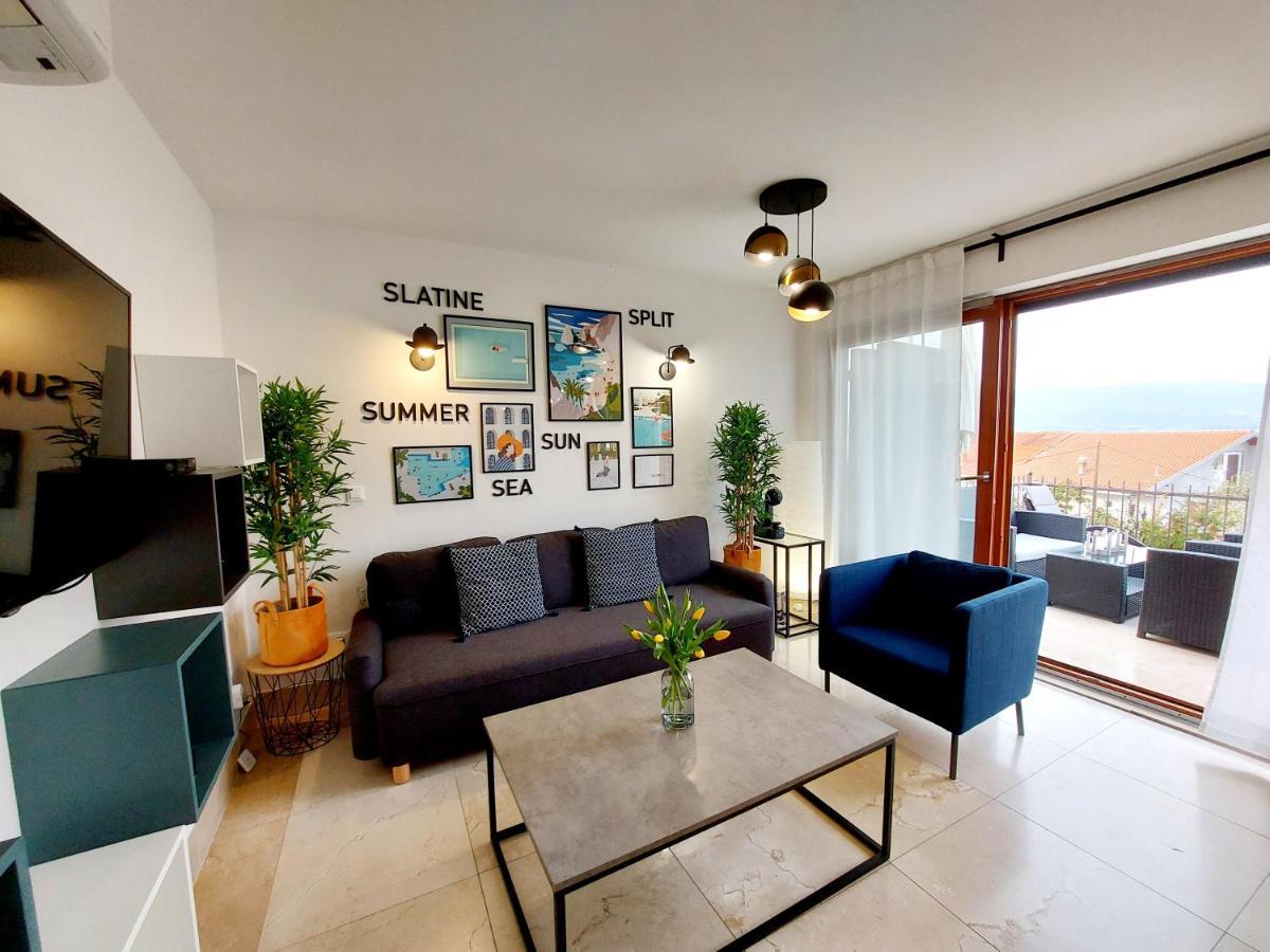Apartment Livia Slatine Bagian luar foto